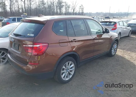 2017 BMW X3 xDrive28I z USA, uszkodzony, nr VIN 5UXWX9C51H0T02280